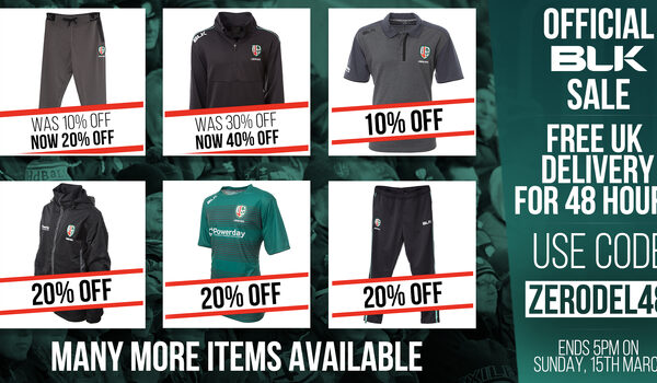 Sale extended & free delivery - one weekend only!